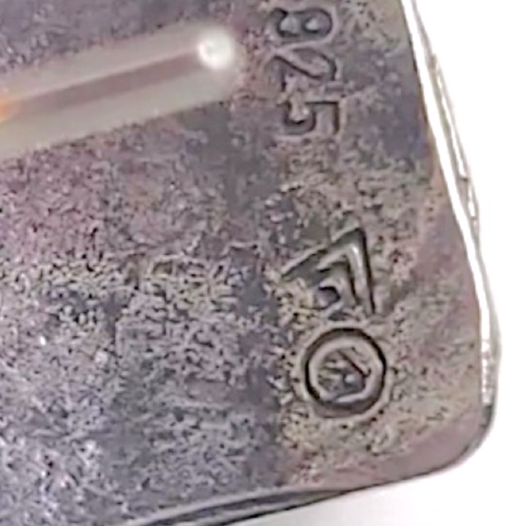 Silpada Vintage Sterling Silver Oxidized Filagree Etched Floral Design Earrings - Picture 9 of 9